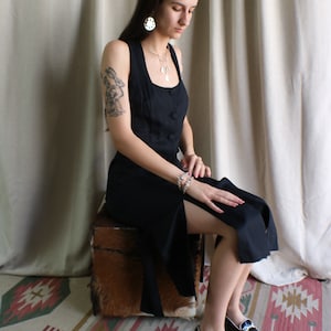 90s black dresses Vintage 90s Black prom dress