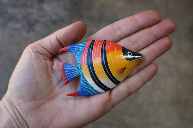 Tropical Fish BROOCH Southwest Jewelry Large Vintage Mexican Pin