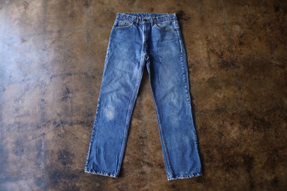 ingen forbindelse nevø Portico Vintage 80's Levis 532 Jeans/ Vintage Medium Wash Orange - Etsy