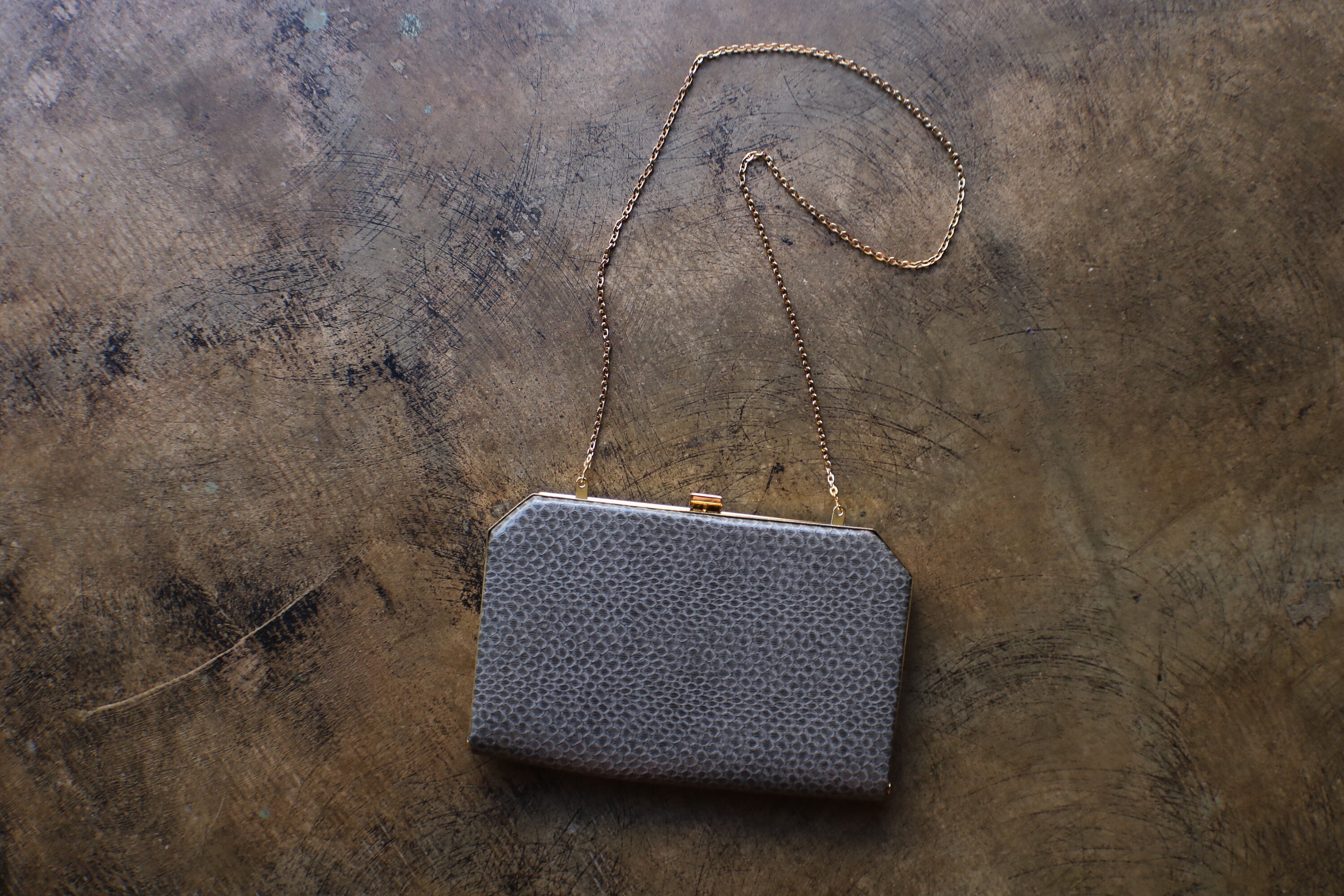 Grey clutch purse Etsy