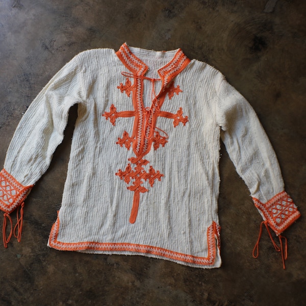 Bohemian Tassel Trim Tunic Dress main image 1