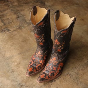 Vintage Snake Skin Boots Mens - Etsy display picture 3