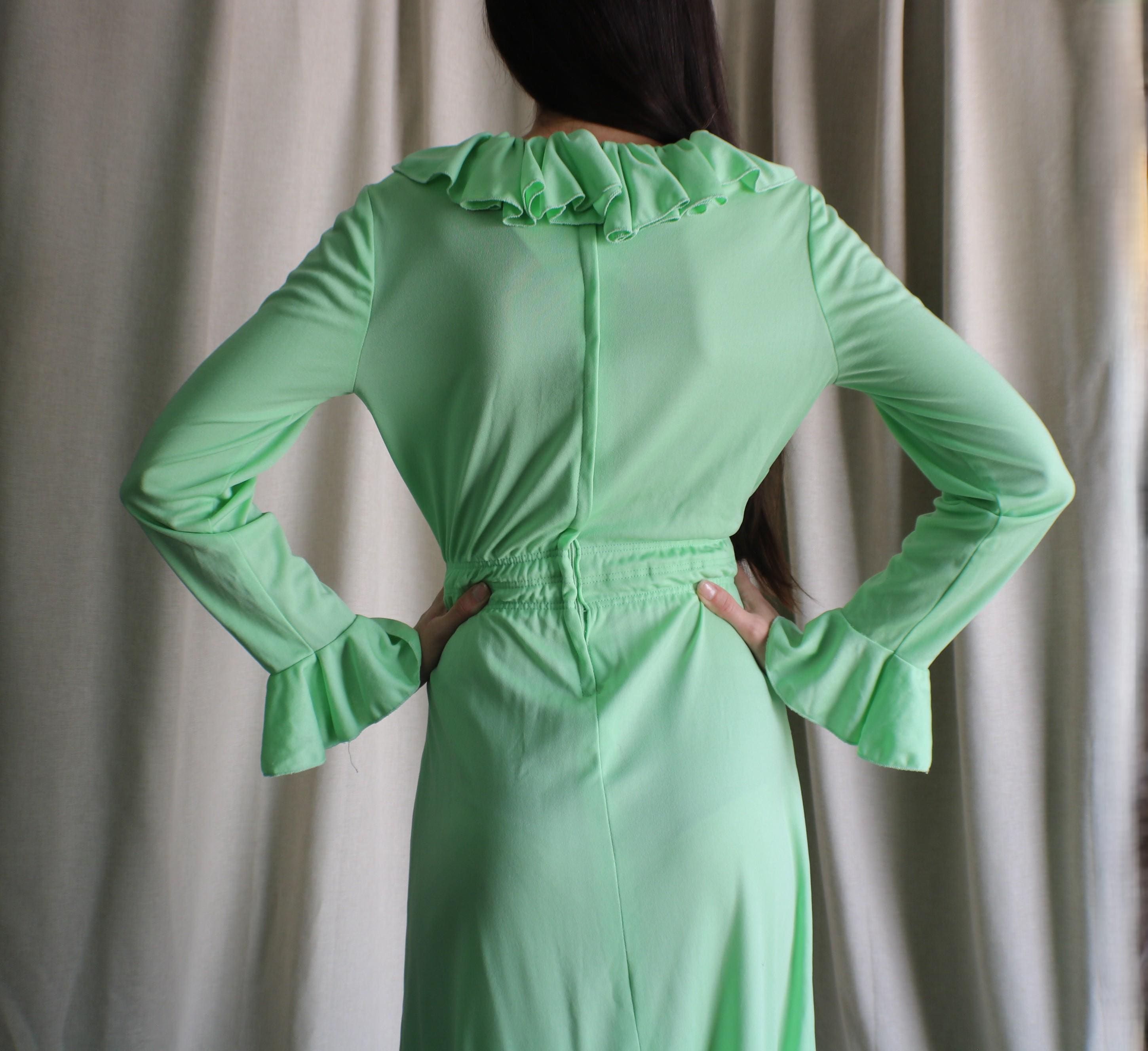 Long Sleeve Mint Dress - Etsy Long Sleeve Mint Dress - Etsy