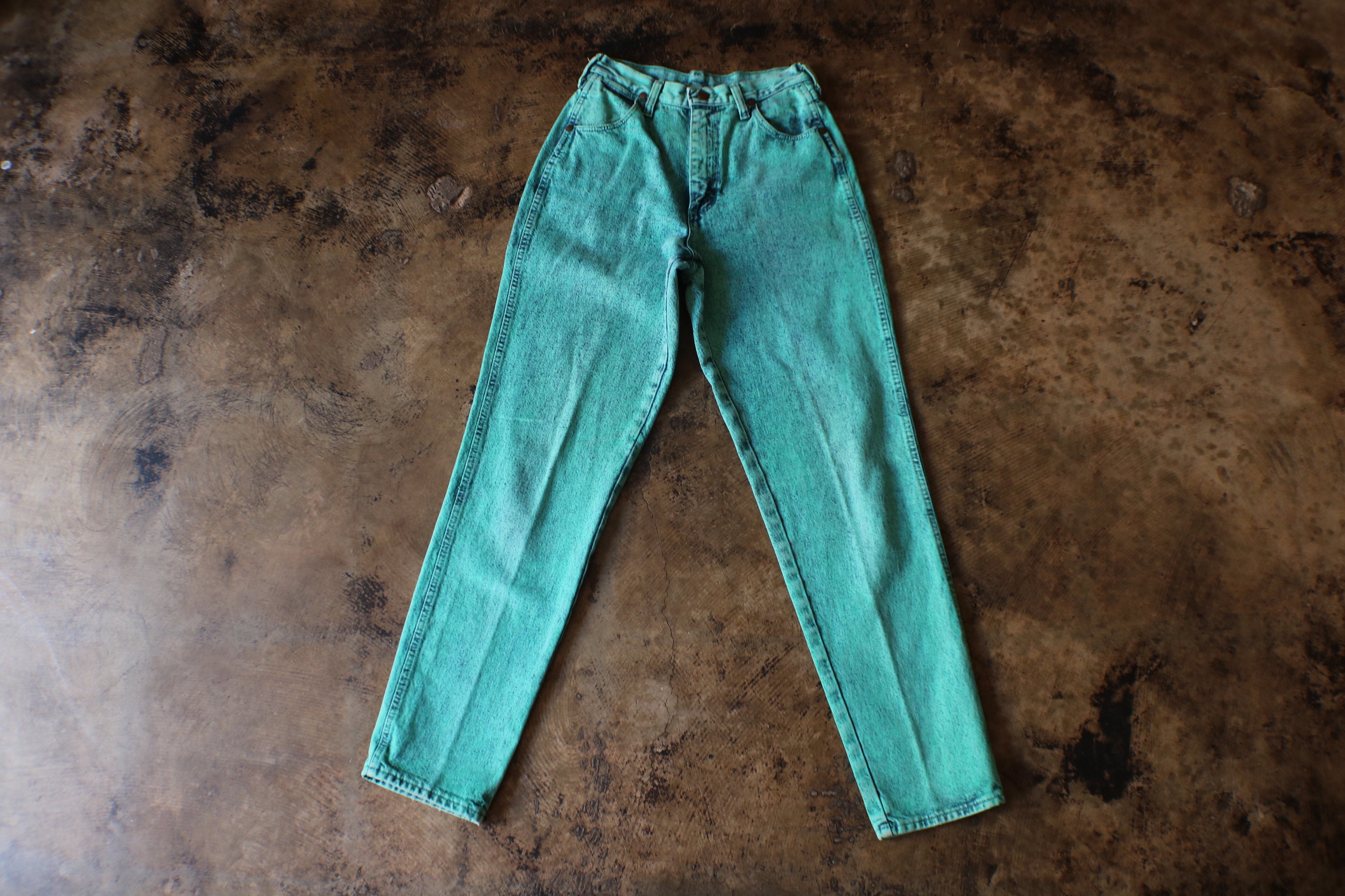 turquoise jeans womens