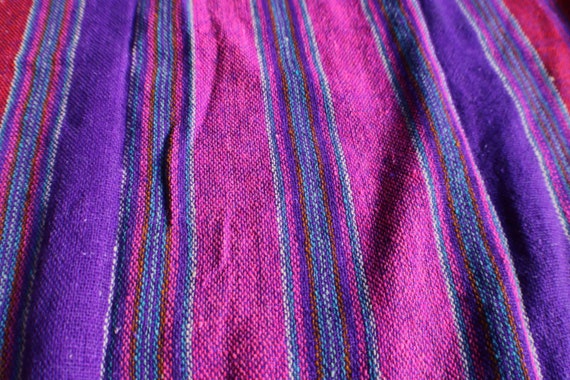 Mexican Fringed Tunic /Vintage Serape Top / Ponch… - image 5