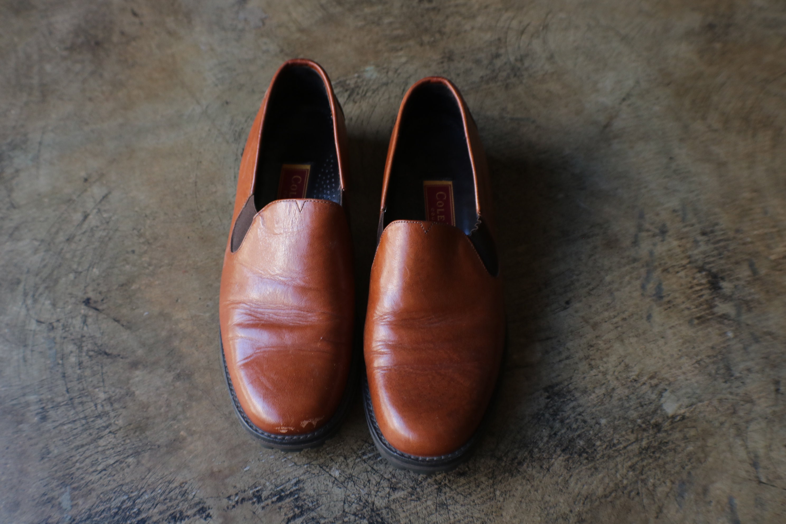 cole haan leather sole shoes