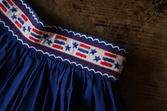 Patio Skirt Extra Large / Vintage Patriotic Circl… - image 5