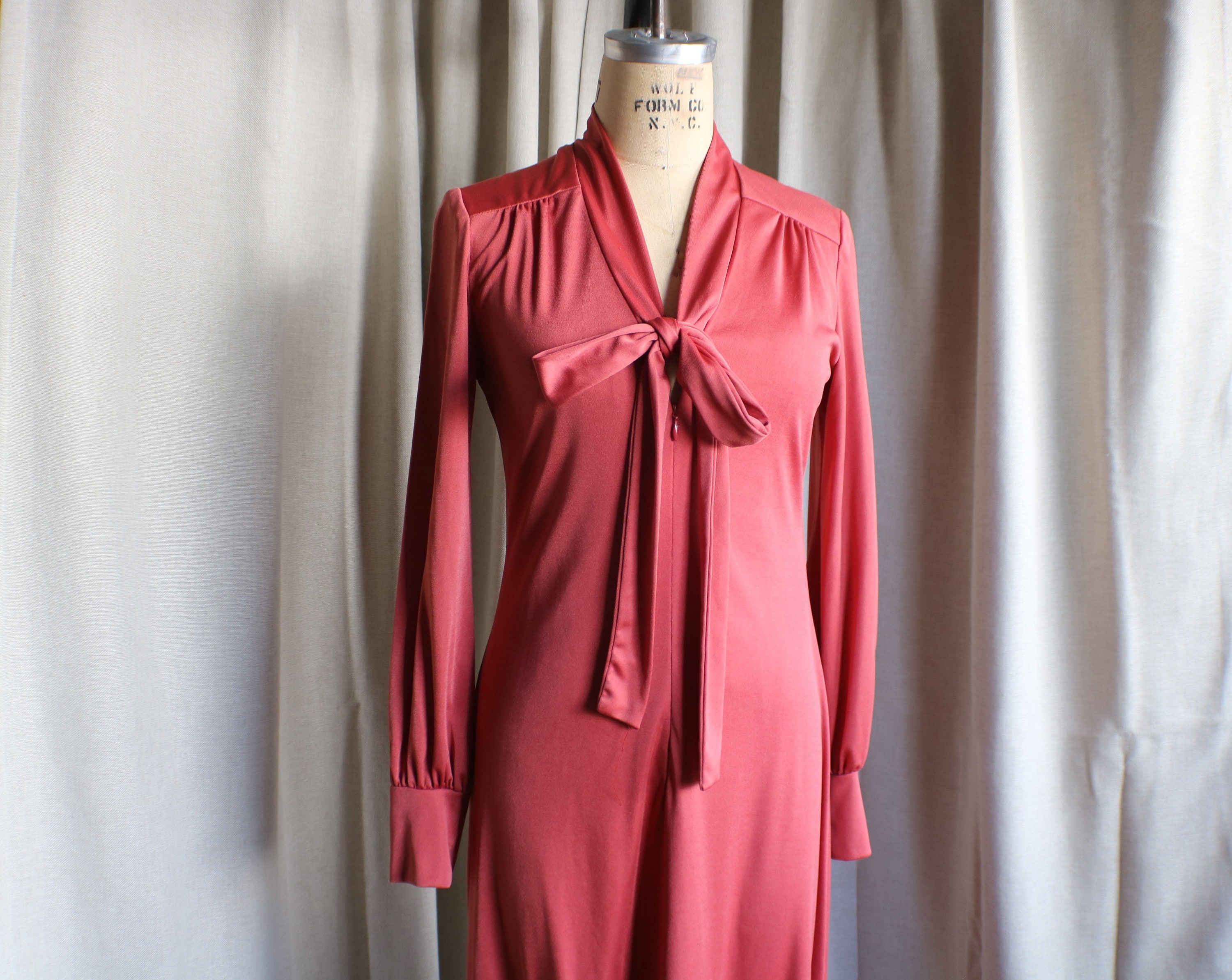 Fitted Peach Dress - Etsy