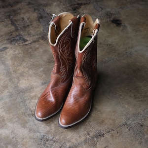 Vintage Laredo 75488 Western Cowboy Boots – Size 9M, Leather Upper Laredo boots size 9m - Gem main image 4