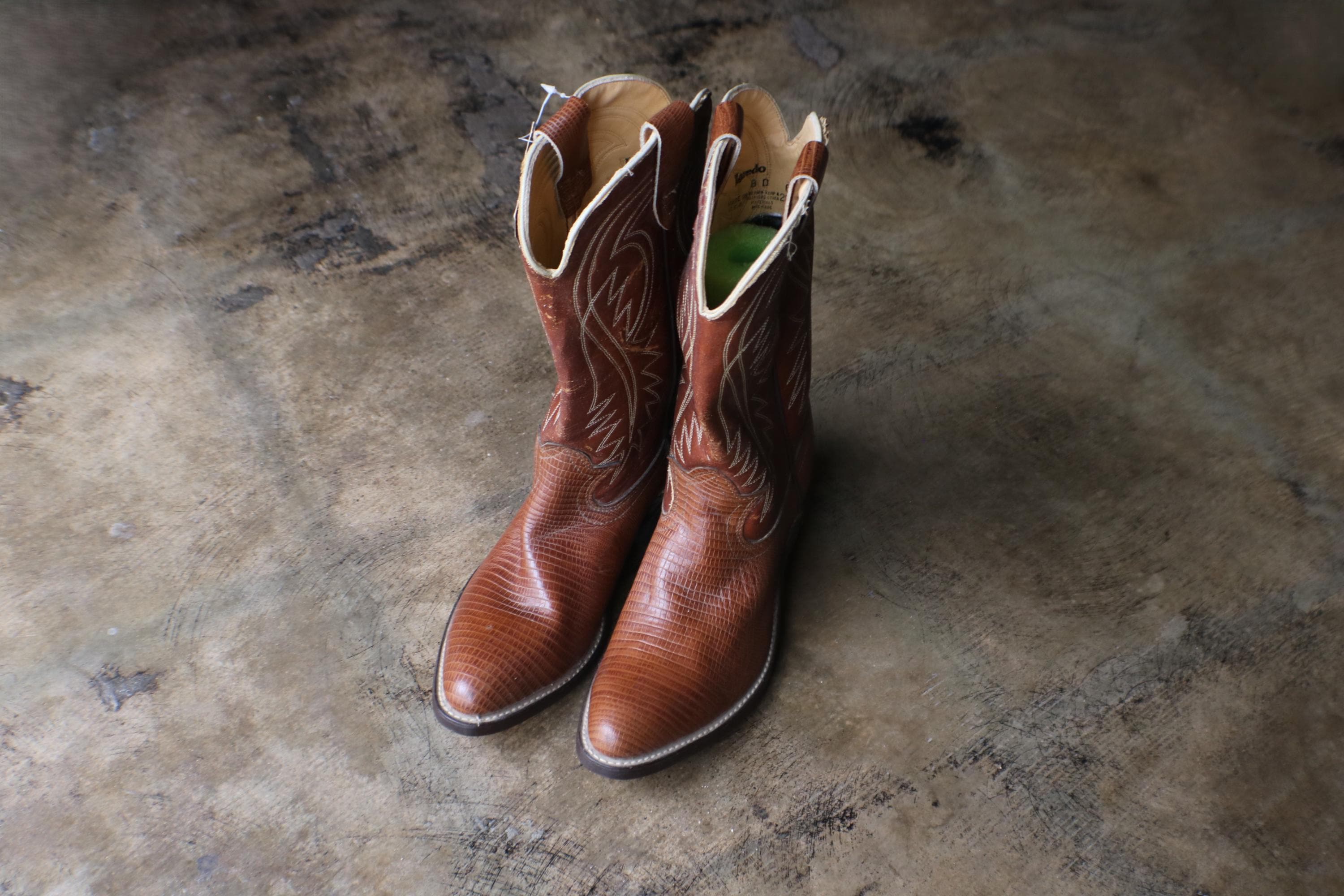 Vintage 70s Men\'s Low Boots Leather Made In Brazil The Wild Pair Caramel Tan 8.5 Leather Boots Made in Brazil - Etsy main image 2