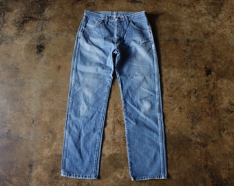 Vintage Rustler Jeans / Blue Jeans in mittlerer Waschung / Größe 31 x 30 / Mid Rise Denim