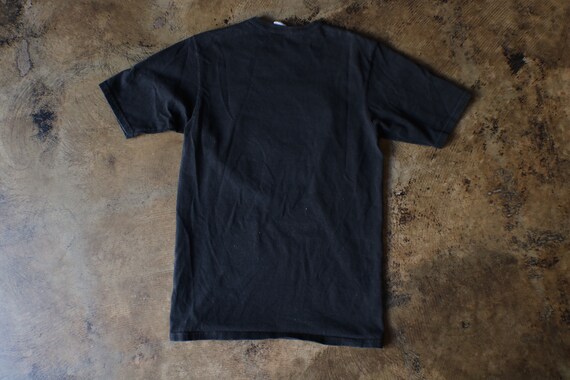 90's Champion T-Shirt / Vintage Black Cotton T Sh… - image 5