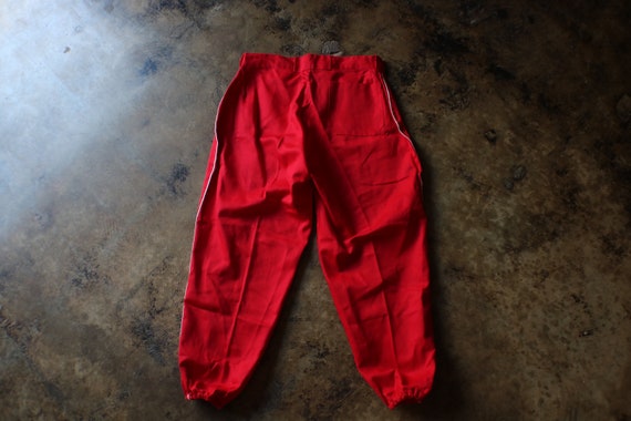 1950's Red Pants , Vintage Sportwear , Men's Base… - image 5