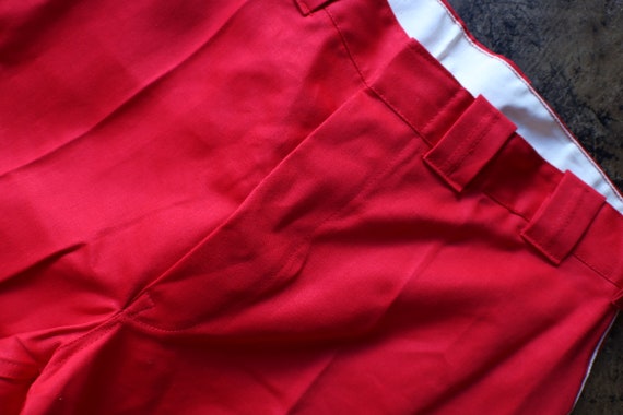 1950's Red Pants , Vintage Sportwear , Men's Base… - image 3