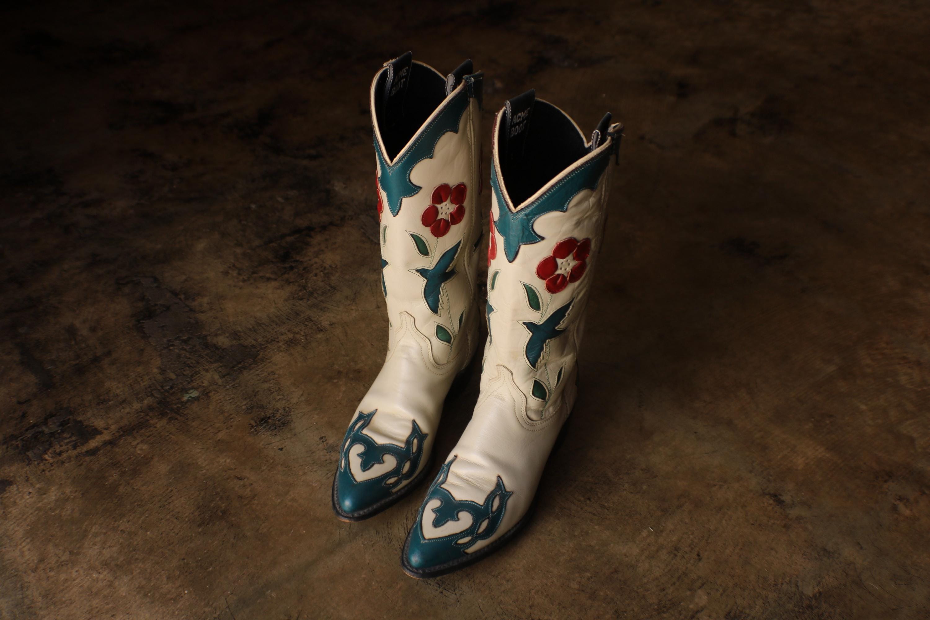 Acme Cowboy Boots - Etsy