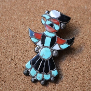 Antique Thunderbird Pin - Etsy