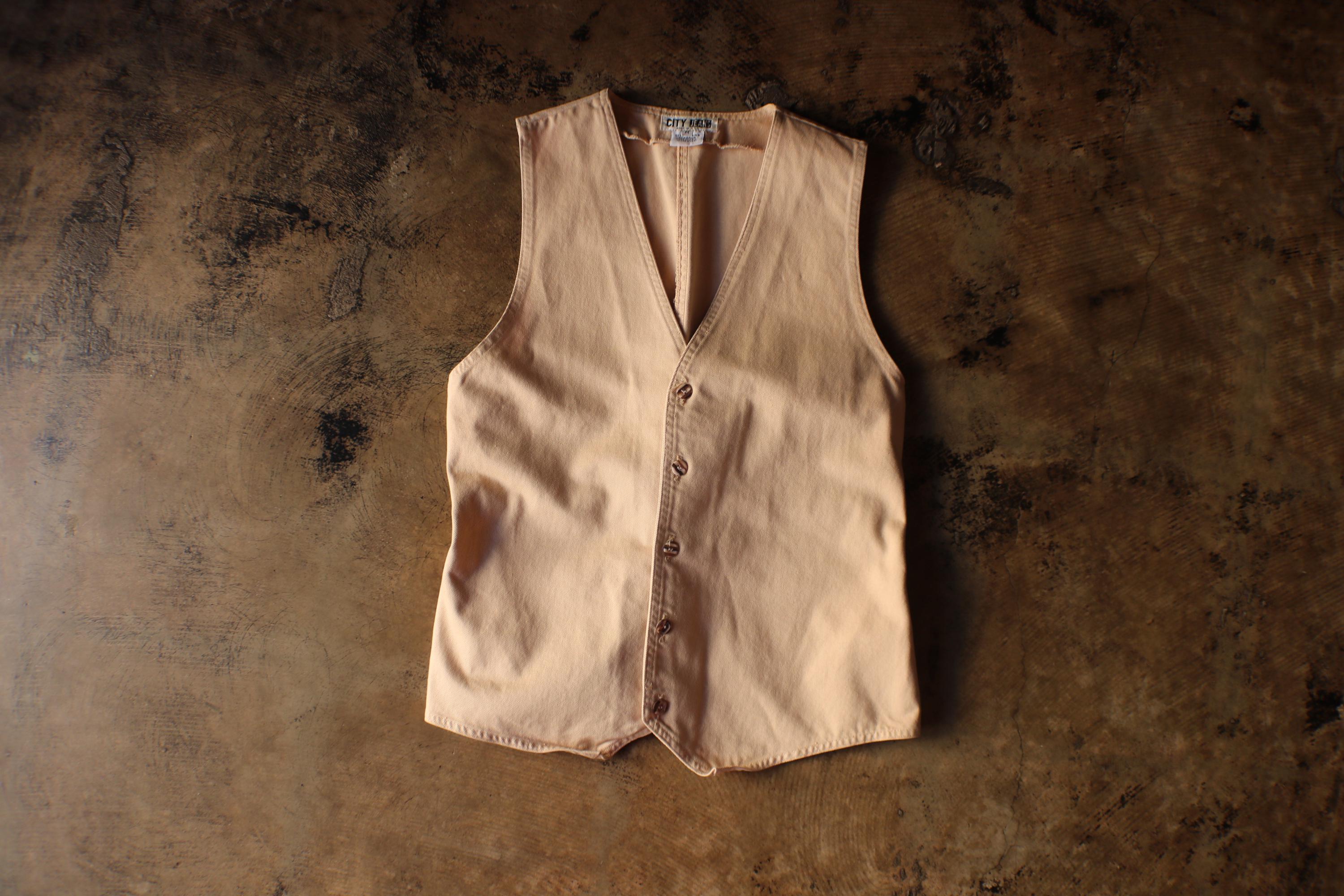 Herrenmode Jeansweste Herren Gebraucht Kahki Jeans Weste