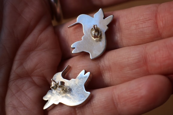 Hummingbird Earrings / Southwest Bird Jewelry / V… - image 3