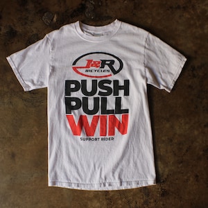 90&#39;s Vintage T-Shirt / Cotton Bicycle Shirt / Women&#39;s Small