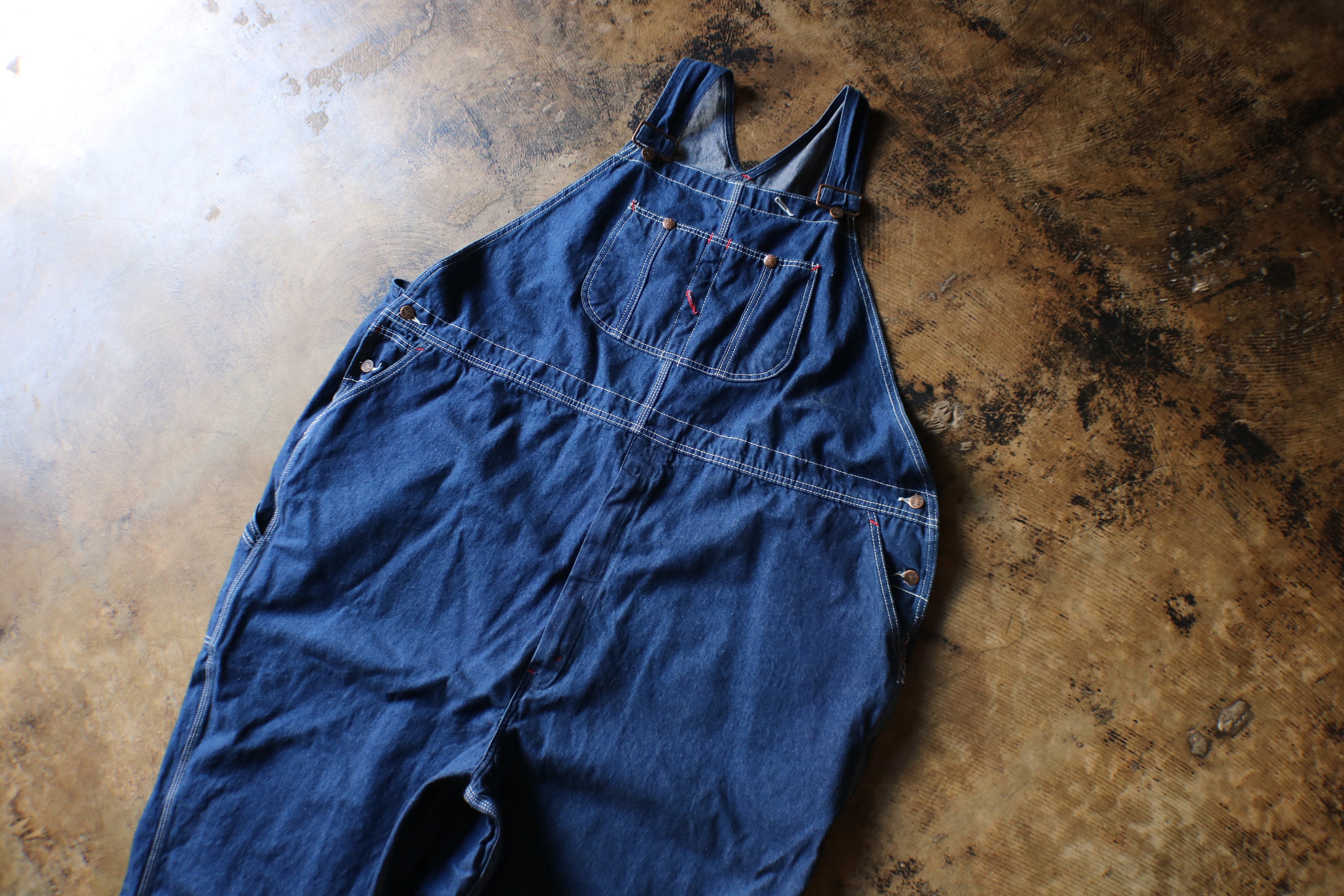 『60's BIG MAC Painted Jumpsuit 』 Vintage Big Mac Work Suit, Jumpsuit, Coveralls Tag Reads 46