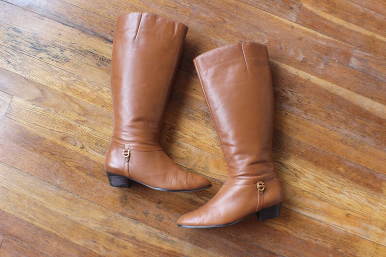 leather riding boots size 9