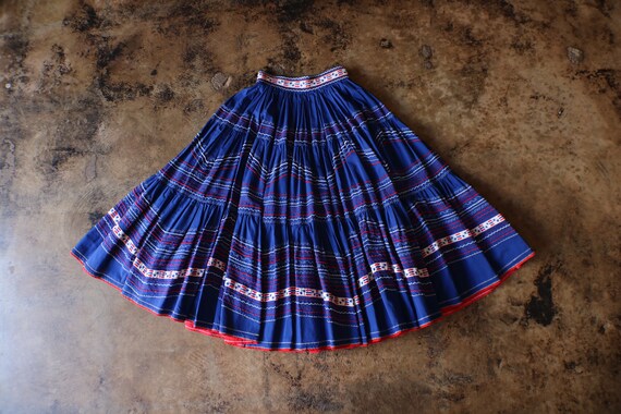 Patio Skirt Extra Large / Vintage Patriotic Circl… - image 7