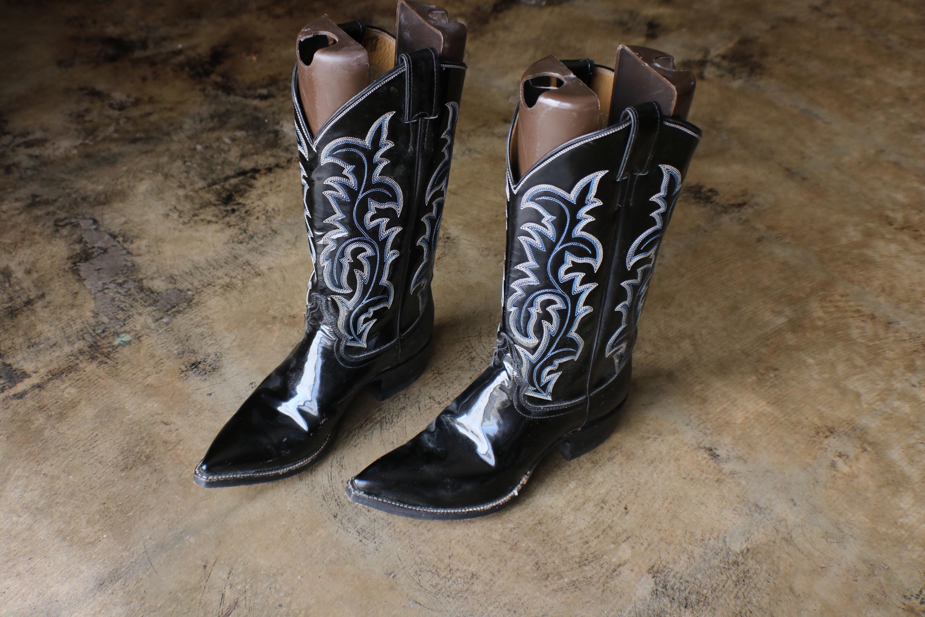 Justin L4903 Black London Calf Snip Toe Western Riding Ranch Classic Boot 8.5B Justin Boots Black Casual Boots for Women for sale | eBay main image 4