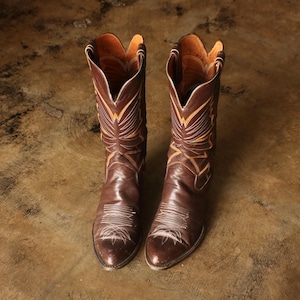 Vintage Eagle Cowboy Boots - Etsy