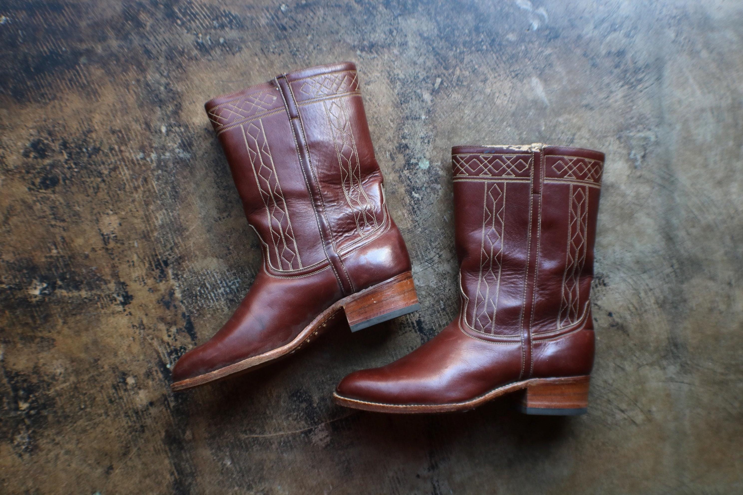 1950s Mens Boots - Etsy