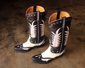 Vintage T.O. Stanley Mens Cowboy Boots. - Etsy display picture 1