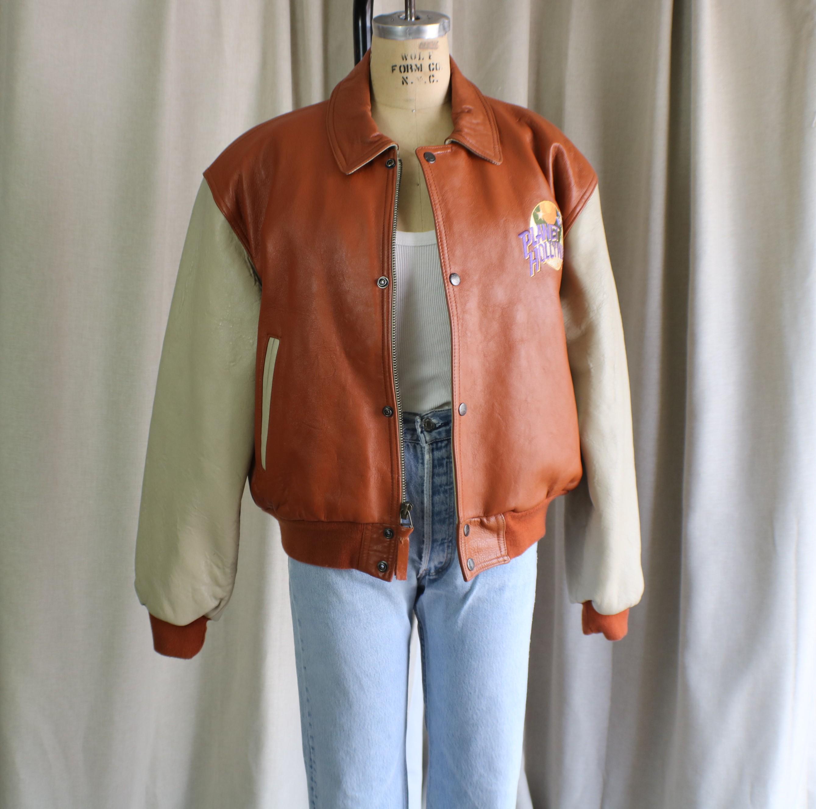 Planet Hollywood Leather Jacket - Etsy