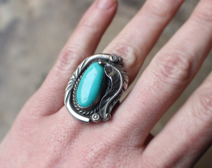 Squash Blossom RING / Sterling Silver Jewelry / Vintage Etsy