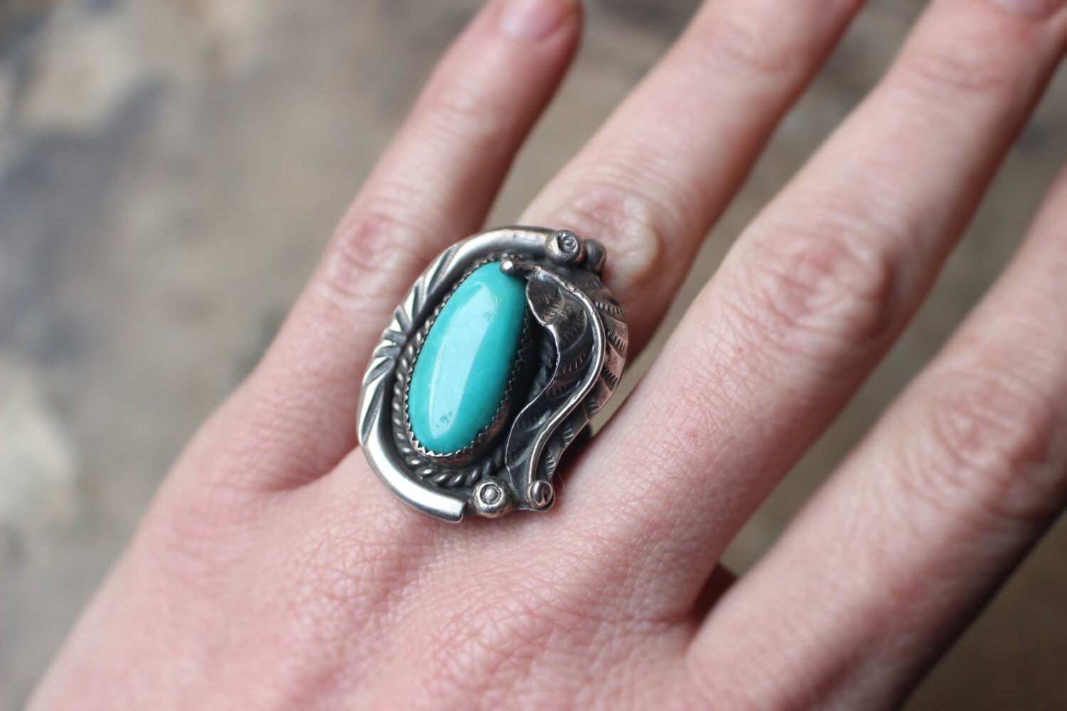 Squash Blossom RING / Sterling Silver Jewelry / Vintage Etsy