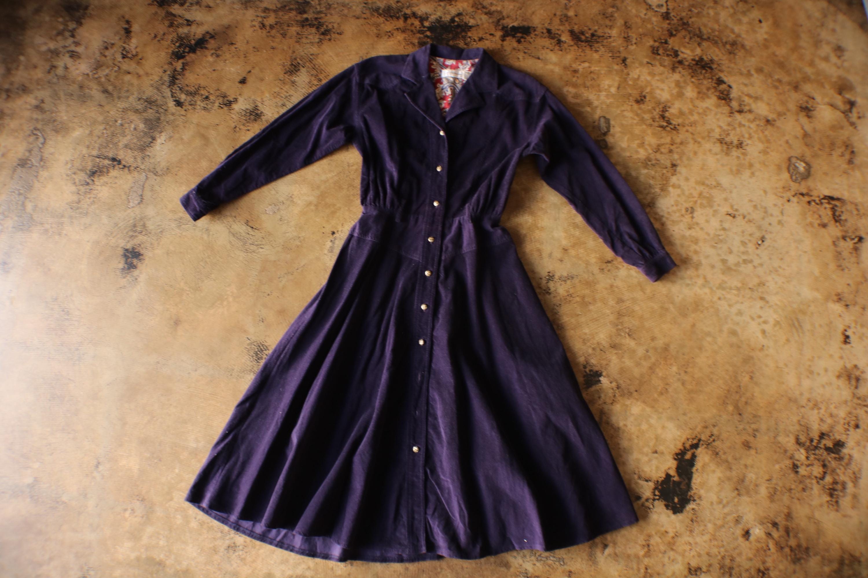 90s corduroy dress Vintage 90s Corduroy Mini Overall Dress (M)