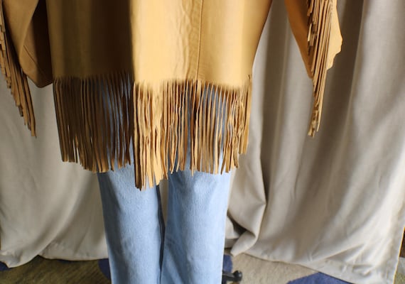 Fringed Leather JACKET , Double D Large Western C… - image 10