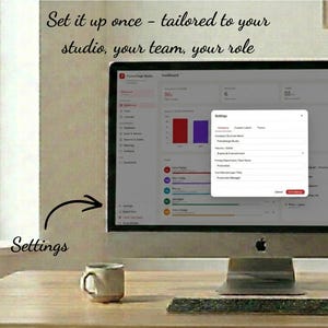 Interactive planner - Team Manager Dashboard | Digital Download | HTML Tool for Team Leaders