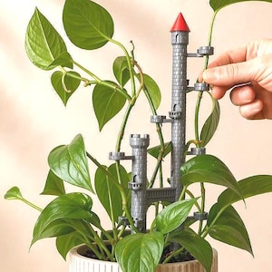 Modular Castle Plant Trellis Climber Indoor Vine Support Tower Planter Decor Stackable Plant Climbing System Fantasy Plant Decor