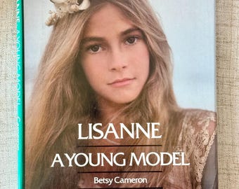 Lisanne: A Young Model (1979) de Betsy Cameron / Libro de fotografía vintage / Memorias de moda y modelaje