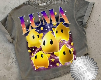 Luma Lumalee Super Mario Bootleg Shirt, Lumalee Star Mario Graphic Tee, Princess Rosalina Shirt, Mario Universe Shirt
