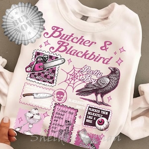 Dark Romance Butcher and Blackbird Comfort Shirt, Bookish Gift, Cookie & Cream Ice Cream Shirt, Brynne Inspired Book Sweatshirt zdjęcie 1