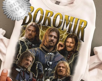 Limited Boromir Vintage Shirt, Boromir Gifts for Woman and Man, Retre Boromir Movie Gifts, Boromir 90s Bootleg T-Shirt, Boromir Sweatshirt