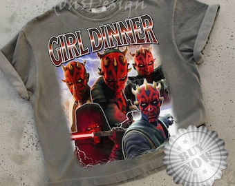 StarWars Maul Bootleg Vintage T-Shirt, StarWars Maul Jedi Sith Graphic Tee, 90s Aesthetic Shirt, StarWars Gift 2026