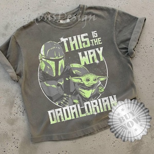 StarWars This Is The Way The Dadalorian Starwars Shirt | The Mandalorian Best Father In The Galaxy Sweatshirt | Starwars Galaxy Edge Shirt bild 1