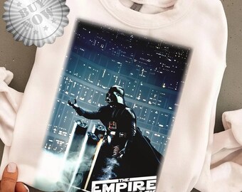 Vintage The Empire Strikes Shirt Darth Vader tee Luke Skywalker Disneyland StarWars Movie Poster Tee StarWars Fan Gift Bespin Shirt