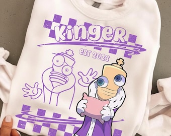 Personalized The Amazing Digital Circus Shirt, Pomni Jax Ragatha Gangle Kinger Zooble Shirt, TADC Characters Shirt, Circus Birthday Tee Gift