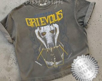 General Grievous StarWars Shirt: StarWars Villain Tee, Revenge of the Sith Comfort Shirt, Vintage Galaxy’s Edge DisneyTee