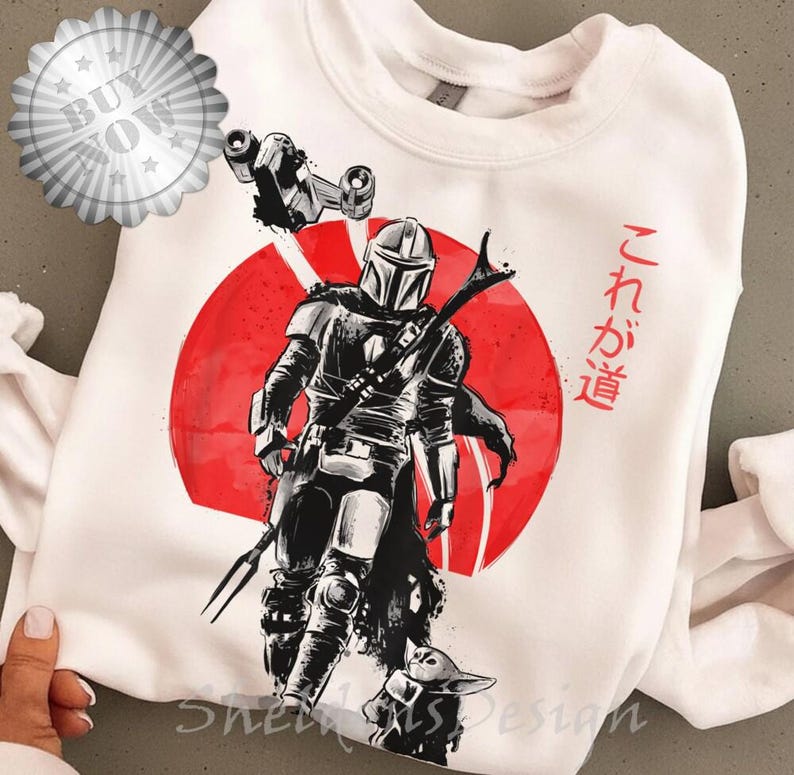 Vintage The Mandalorian Baby Yoda Shirt | Grogu Shirt | Din Djarin Shirt | Mando Galaxy Edge Shirt | Yoda Starwars Shirt Bild 2