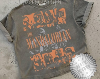The Mandalorian Vintage Shirt The Mandalorian Starwars Fan Lovers, Galaxy Edges Gifts For Fan, Superhero Vintage Retro Shirt