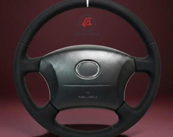 Volante de gamuza negra compatible con LX470 1998–2002 – Repuesto