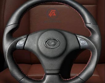Leather Steering Wheel Compatible with Toyota Celica, MR2 Spyder & Supra MK4 JZA80 – Aftermarket